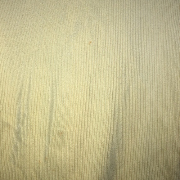 Eddie Bauer pastel yellow ribbed long sleeve shirt - Picture 8 of 8